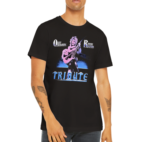 Ozzy Osbourne Randy Rhoads Tribute Premium Unisex Crewneck T-shirt