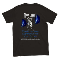 Thin Lizzy Thunder And Lightning Irish Tour 1983 Classic Unisex Crewneck T-shirt