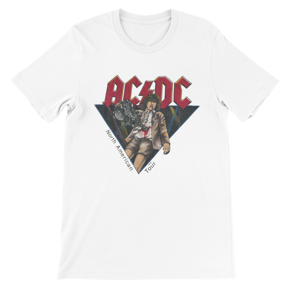 AC/DC North American Tour 1982 Premium Unisex Crewneck T-shirt