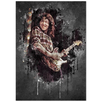 Rory Gallagher Abstract Classic Semi-Glossy Paper Poster