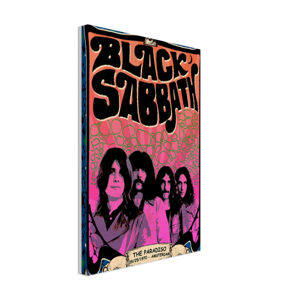 Black Sabbath Paradiso Amsterdam Canvas