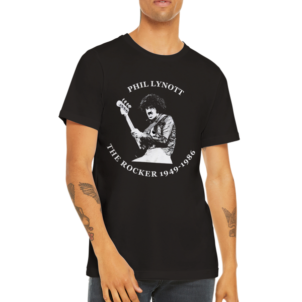 Phil Lynott The Rocker Premium Unisex Crewneck T-shirt