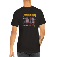 Megadeth Peace Sells 1987 European Tour  Premium Unisex Crewneck T-shirt