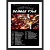 Motorhead UK Bomber Tour Poster Classic Semi-Glossy Paper Wooden Framed Poster