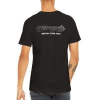 Whitesnake British Tour 1978 Replica Premium Unisex Crewneck T-shirt