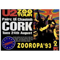 U2 Pairc Ui Caoimh 1993 Premium Matte Paper Poster